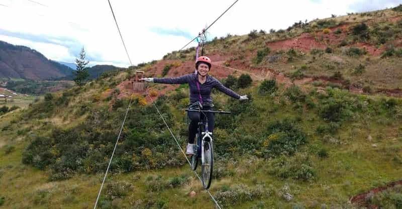 Billet Skybike, escalade et descente en rappel à Cachimayo