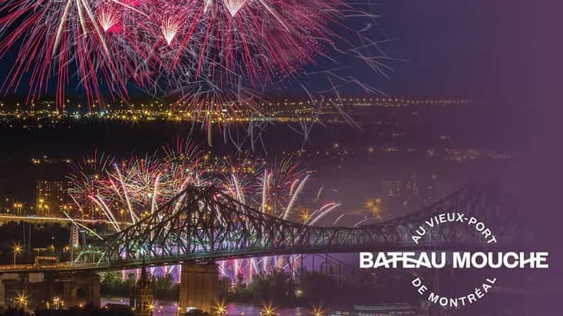 Billet Montréal : croisière avec feu d'artifice