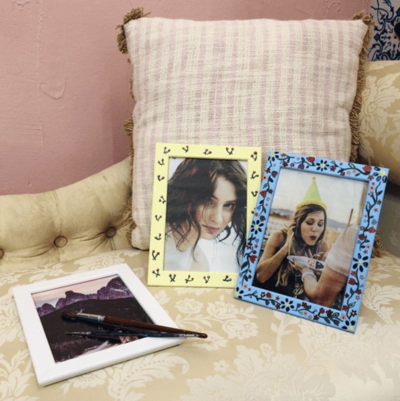 Billet Peinture acrylique avec cadre