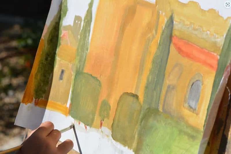 Billet Une journée de découvertes dans un atelier de peinture à ciel ouvert.