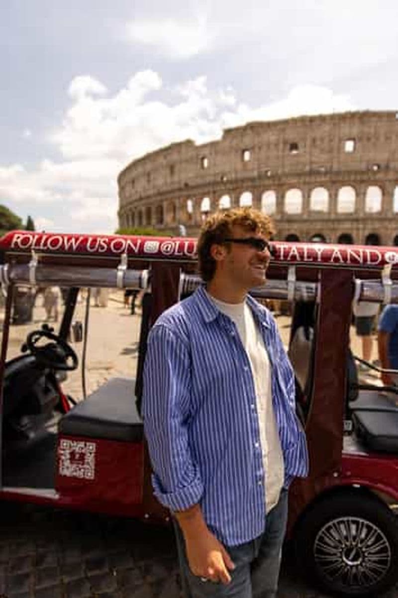 Billet Rome : visite gastronomique et touristique en voiturette de golf