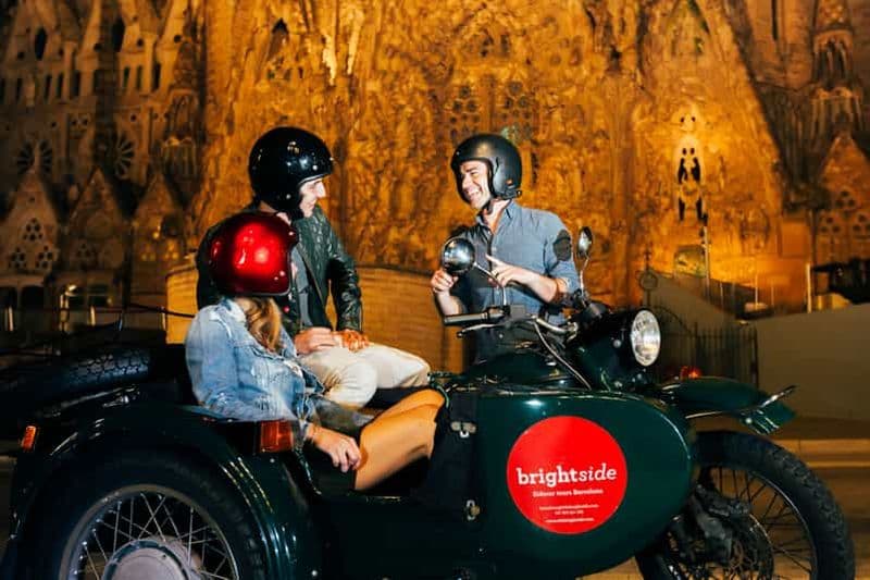 Billet Barcelone : Tour de nuit en moto Sidecar