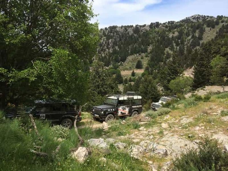 Billet Au départ de La Canée : Safari en Land Rover dans les Montagnes Blanches