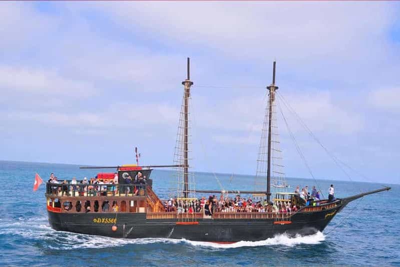 Billet Djerba : Croisière en bateau pirate vers l'île de Flamingo avec déjeuner