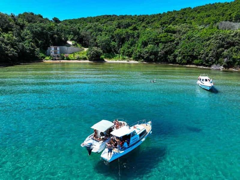 Billet Zadar : sortie en bateau vers Preko, Osljak et Kali avec boissons