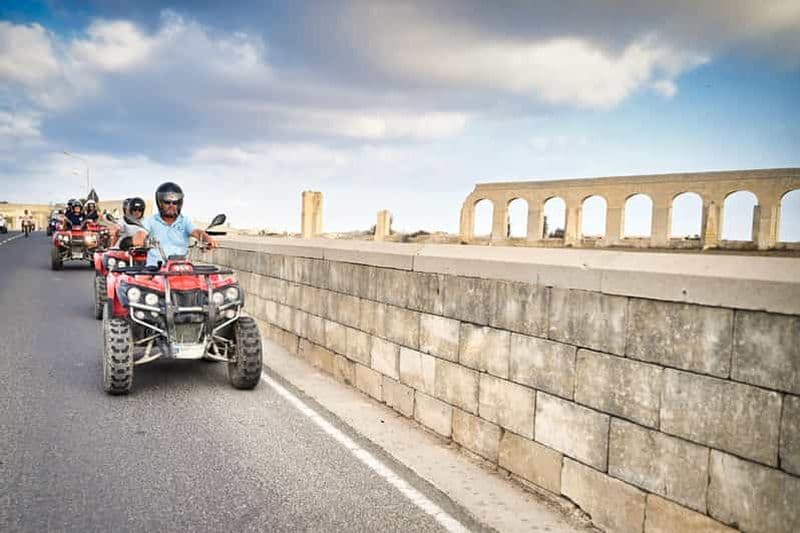 Billet Gozo : excursion d'une jounée en quad avec trajet aller-retour en bateau privé