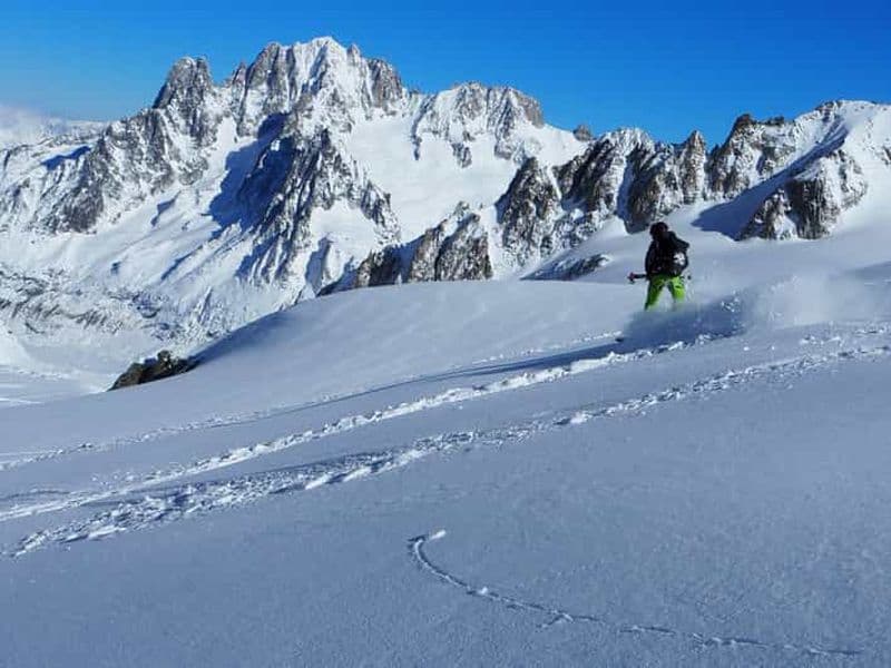 Billet Chamonix : Descente à ski de la Vallée Blanche avec guide