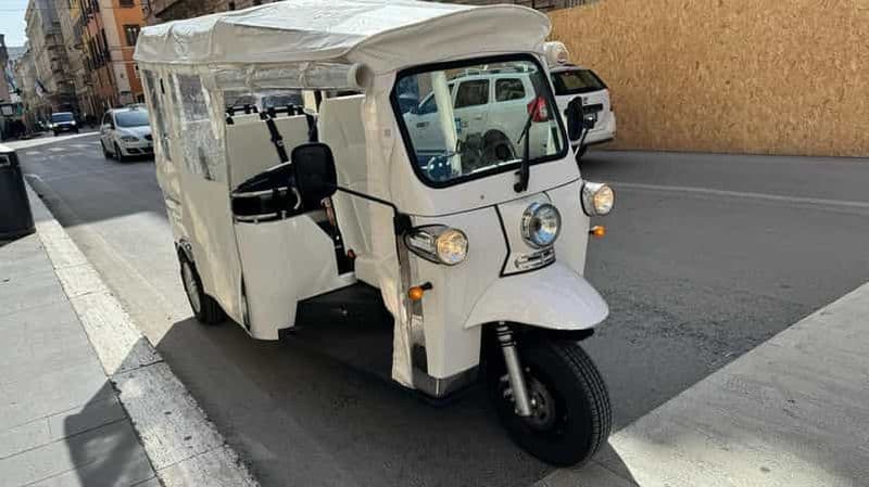 Billet Rome : visite citadine en tuk-tuk et transfert aéroport