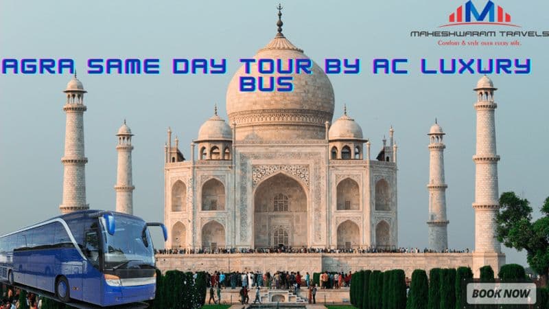 Billet Visite en bus AC de Delhi à Agra, Mathura et Vrindavan le même jour