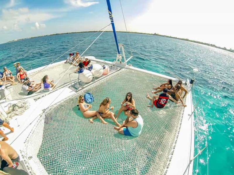 Billet Au départ de Cancun : Croisière en catamaran vers Isla Mujeres avec Open Bar