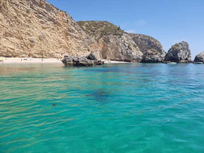 Billet Sesimbra : bateau-taxi plage Ribeiro do Cavalo - aller-retour