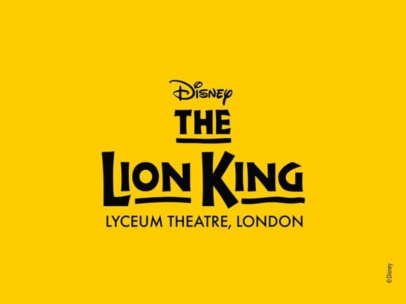 Billet West End de Londres : billet pour Le Roi Lion