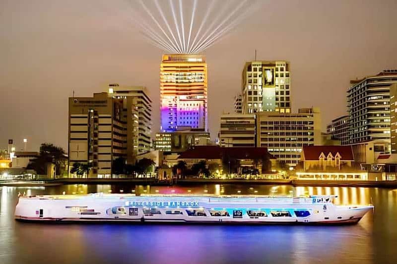 Billet Bangkok : croisière festive sur le fleuve Chao Phraya avec bière