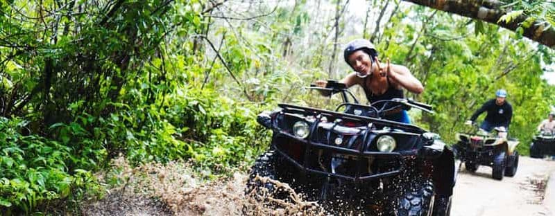 Billet Depuis Playa del Carmen/Tulum : Journée quad, cenote et zipline