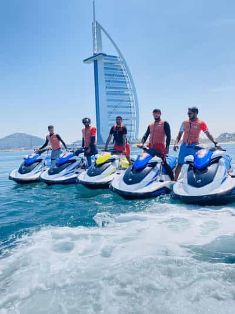 Billet Dubaï : excursion en jet ski vers le Burj Al Arab et l'Atlantis avec boisson