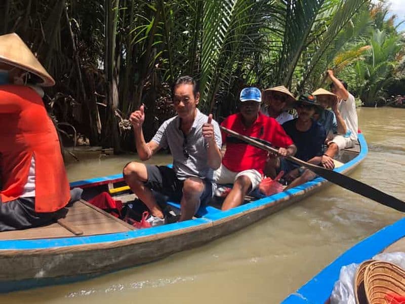 Billet Hô-Chi-Minh-Ville : visite des îles du delta du Mékong en bateau et tuk-tuk avec dégustations