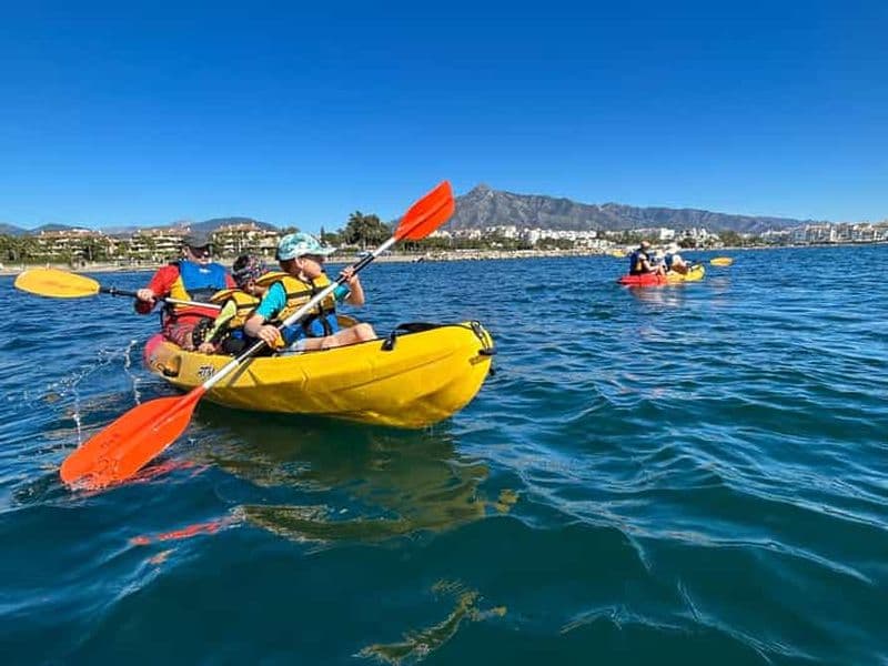 Billet Marbella : visite guidée en kayak à Puerto Banús