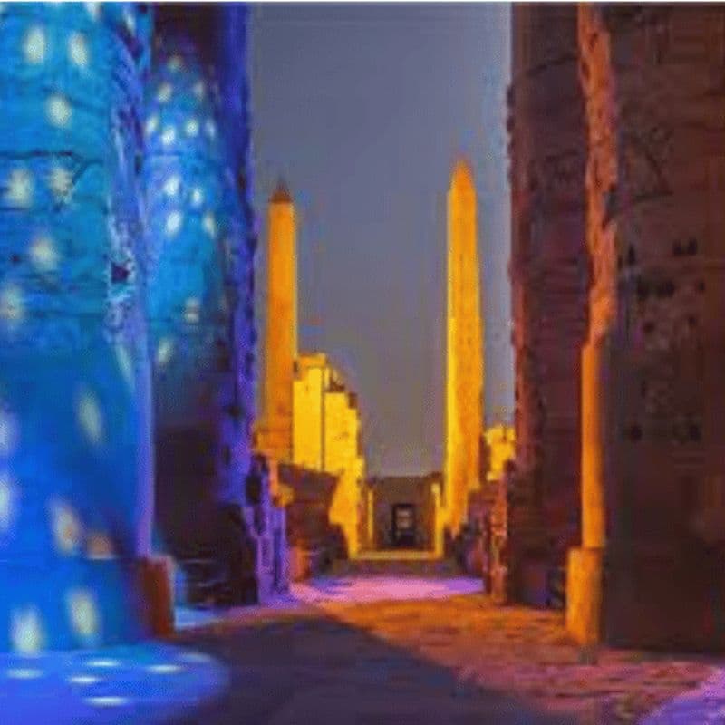 Billet Spectacle son et lumière au temple de Karnak avec transfert