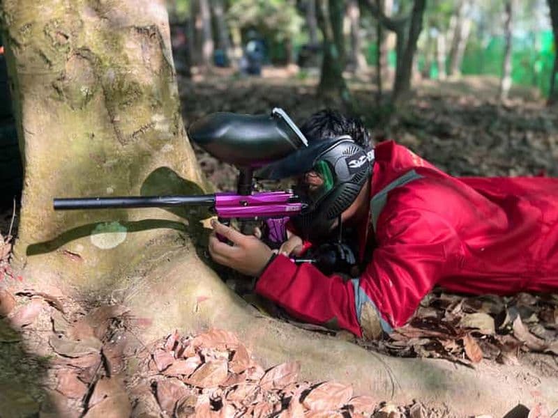 Billet Phuket : Forfait combiné Paintball, quad et aventure en tyrolienne