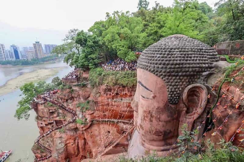 Billet Visite privée du Bouddha géant de Leshan et de la vieille ville de Huanglongxi