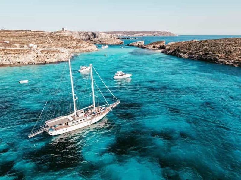 Billet Sliema : croisière à Comino, Crystal Lagoon et Blue Lagoon avec déjeuner