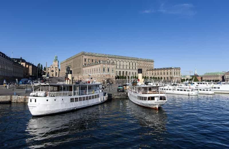 Billet Stockholm : Visite à pied de la vieille ville avec musée Vasa et tour en bateau