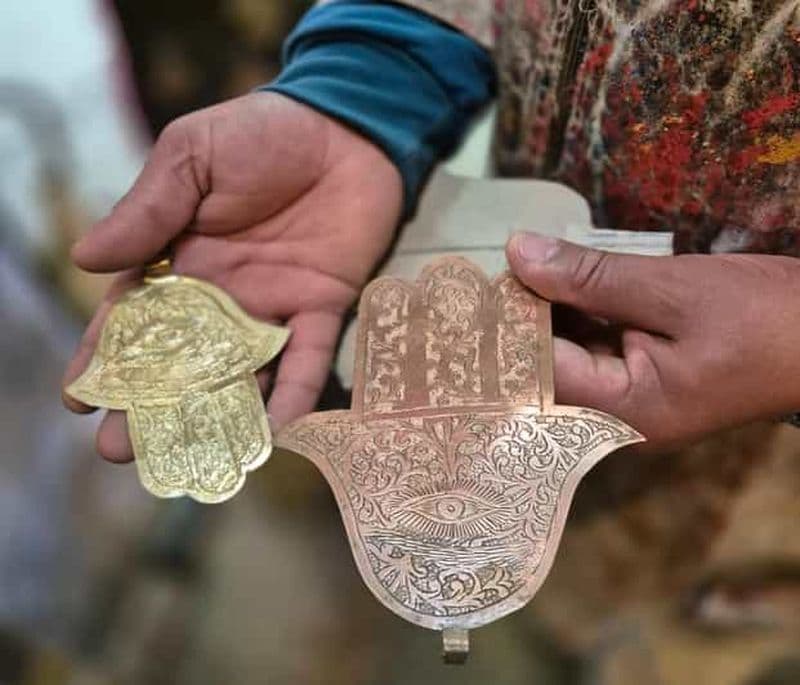 Billet Marrakech : atelier d'artisanat du métal et du cuivre avec thé