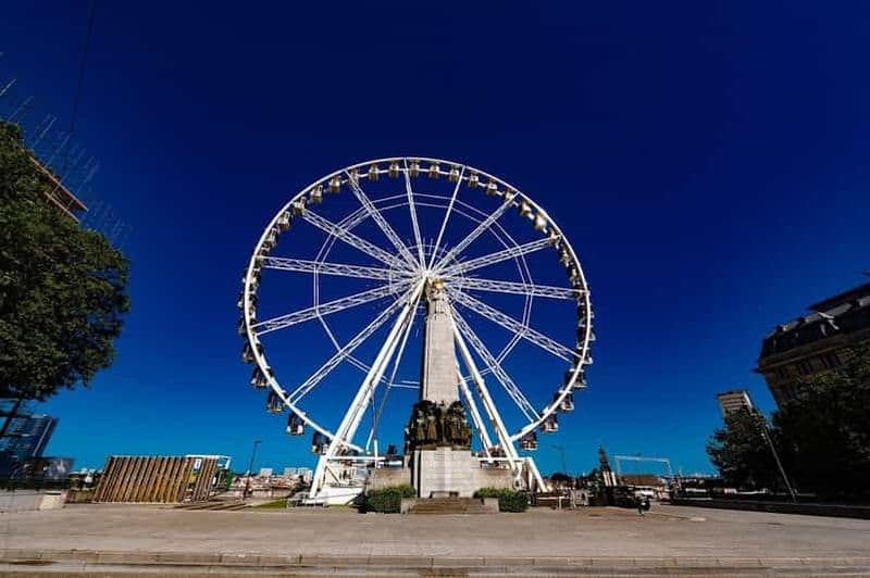 Billet Bruxelles : Le billet de la Grande Roue "The View" et la visite à pied In-App