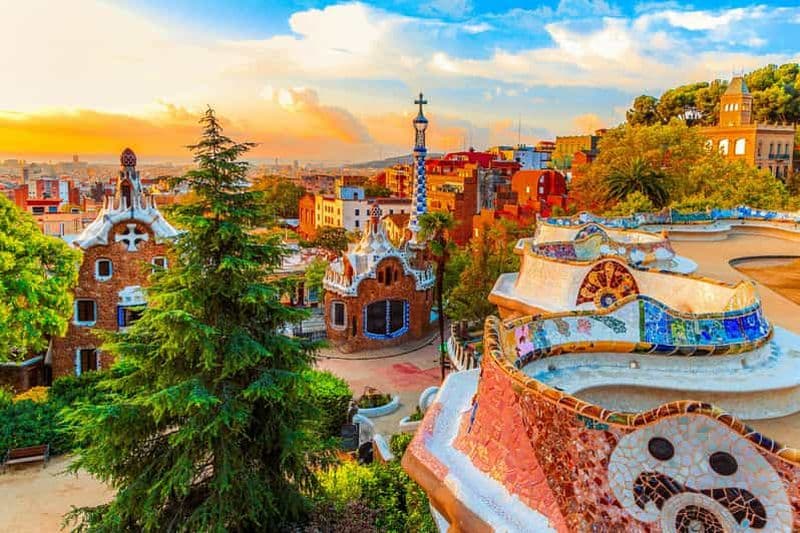 Billet Barcelone : visite du parc Güell de Gaudí avec billet coupe-file