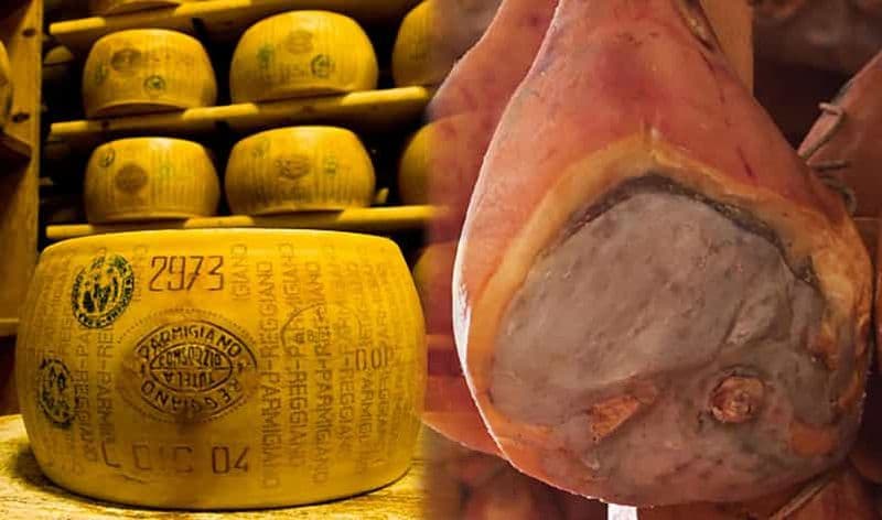 Billet Parme : visite et dégustation de la production de Parmigiano et du jambon de Parme
