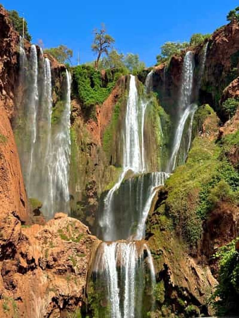 Billet Depuis Marrakech : cascades d'Ouzoud avec bateau et déjeuner