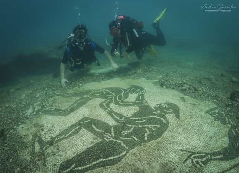 Billet Parc archéologique de Baia : visites sous-marines, plongée avec tuba, baptême de plongée.