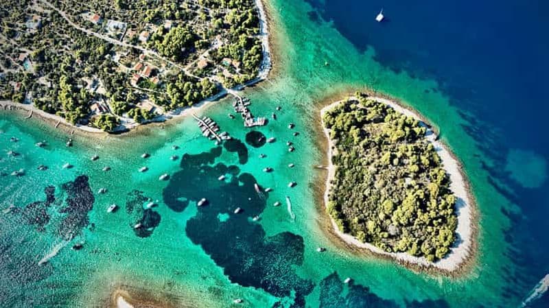 Billet Split : excursion en hors-bord à Trogir, au Lagon Bleu et à Labaduza