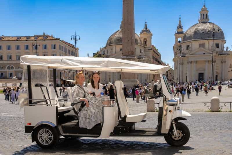 Billet Rome : visite privée du centre-ville en tuk-tuk
