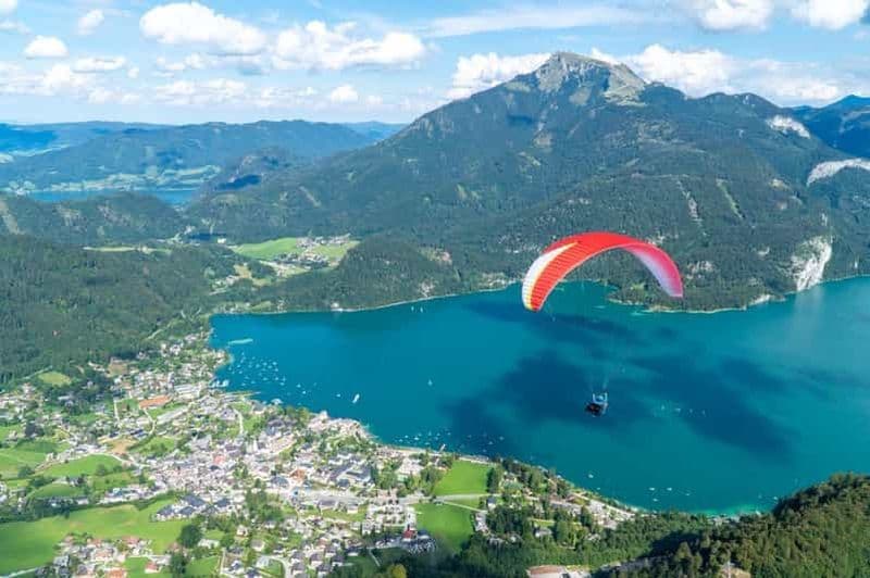 Billet St. Gilgen : vol en parapente tandem au-dessus du lac Wolfgangsee