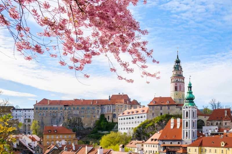 Billet Depuis Prague : visite d'une journée à Český Krumlov et au village de Holašovice