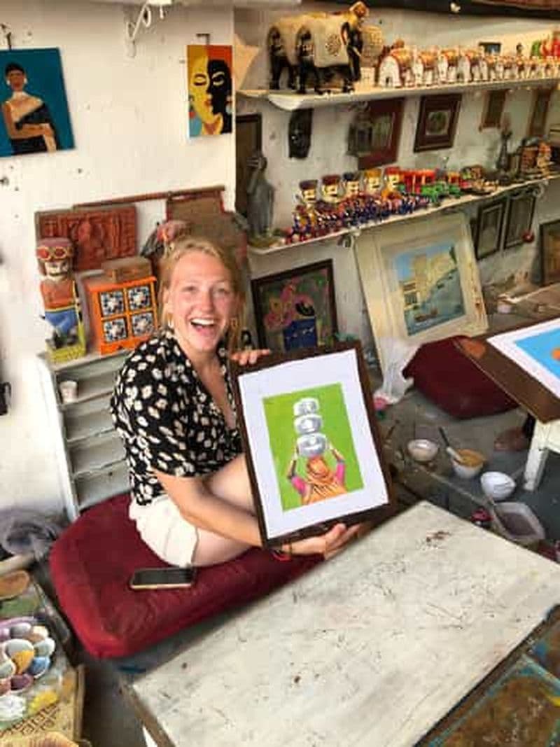 Billet Cours de peinture miniature traditionnelle à Udaipur, Rajasthan