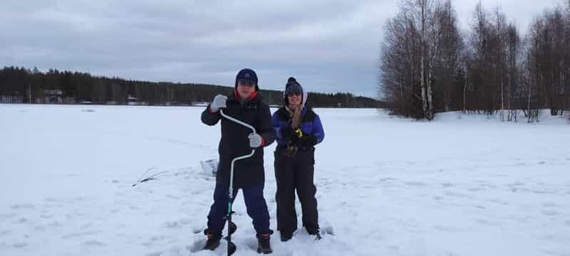 Billet Pêche sur glace dans la région de Rovaniemi