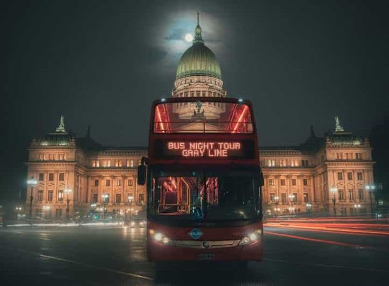 Billet Visite nocturne en bus : mythes et légendes de Buenos Aires