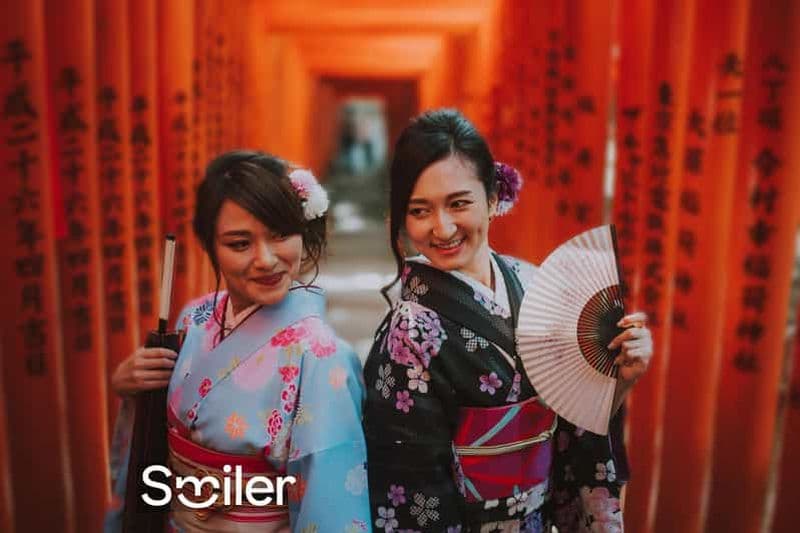 Billet Kyoto : Photoshoot privé du sanctuaire de Fushimi Inari