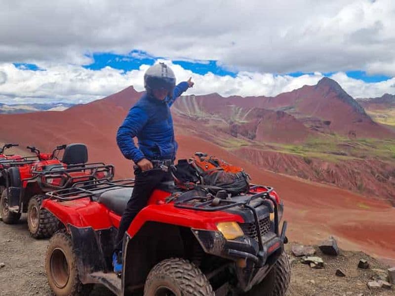 Billet Montagne Arc-en-Ciel Pérou + Vallée Rouge avec VTT TOUR avec Repas