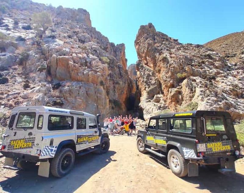 Billet Crète : Trypiti Beach Off-Road South Tour avec déjeuner et vin
