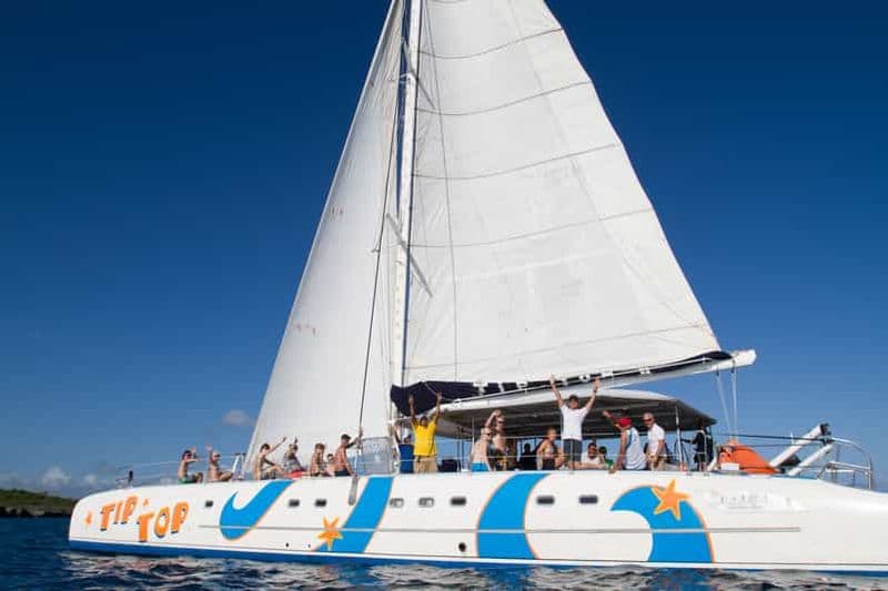 Billet Puerto Plata : Excursion en catamaran pour la plongée avec masque et tuba avec buffet