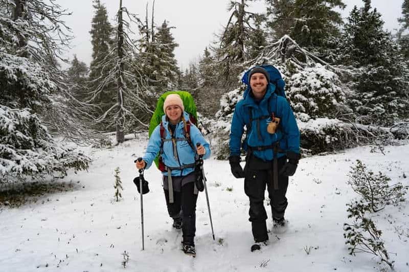 Billet Rovaniemi : randonnée matinale dans la neige avec collation