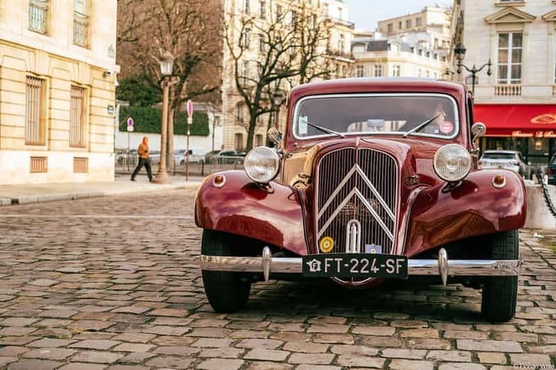 Billet Paris : Visite guidée privée de la ville en Traction Avant ou DS 21