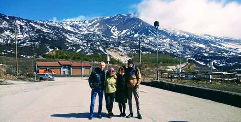 Billet Au départ de Taormine, Naxos et Letojanni : excursion d'une demi-journée à l'Etna