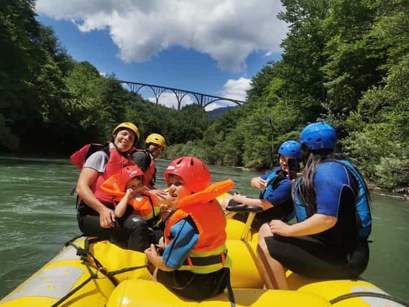 Billet TARA BRIDGE : Excursion en rafting sur la rivière Tara avec transfert en jeep