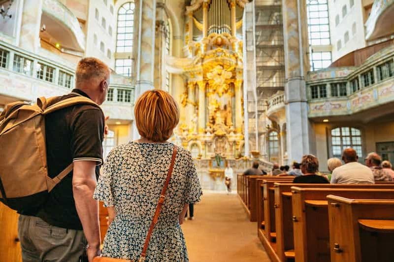 Billet Dresde : Église Notre-Dame Visite guidée de la galerie