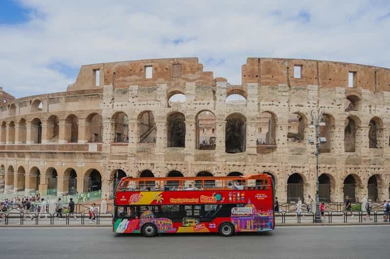 Billet Rome : City Sightseeing Bus à arrêts multiples avec Audioguide