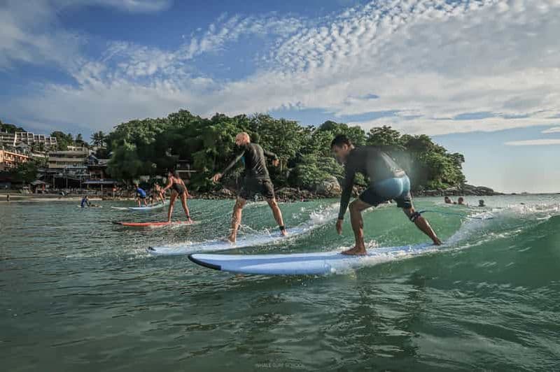 Billet Phuket : Leçon de surf pour débutants à Kata Beach